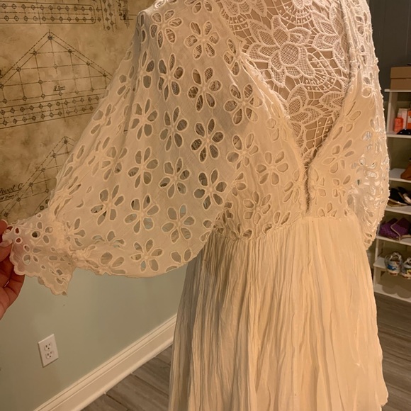 Free People Bella note white eyelet mini dress - Picture 7 of 11